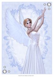 Angelic Angel A4 Card Front / Topper