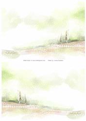 2 A5 Backgrounds for Your Decoupage Ladies & Rubber Stamps