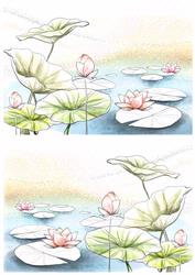 2 A5 Backgrounds for Your Decoupage Ladies & Rubber Stamps
