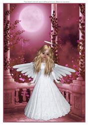Celestial Angel Large A4 Topper