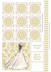Wedding Bliss Teabag Sheet
