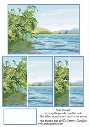Trees Growing Over the Lake Side Stacker