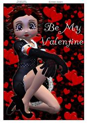 Super Cute Betsy, Valentine A4 Topper