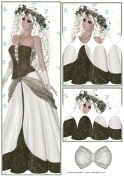 Woodland Princess Large Dl Scallop Stacker Topper