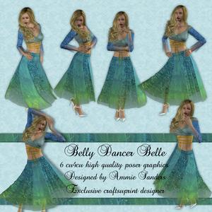 Belly Dancer Belle 6 Cu4cu High Quality Poser Graphics