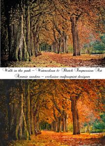 Walk in the Park Art Impression Watercolour & Sketch