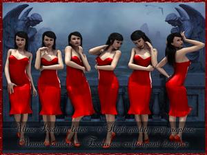 Allure Lady in Latex 6 Cu4cu High Quality Poser Graphics
