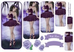 Beautiful Ballerina Pyramid Topper