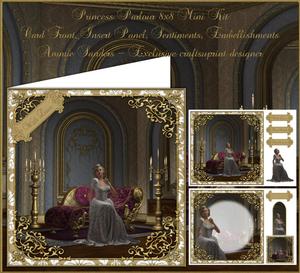Princess Parlour 8x8 Mini Card Kit
