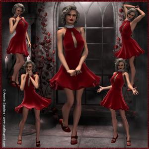 Lady in Red 5 Cu4cu Png Graphics
