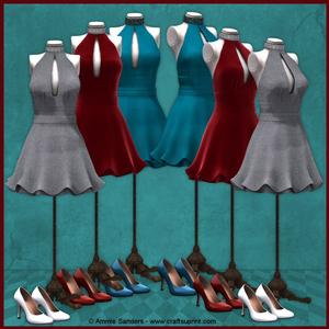 Glitz N Glam Dresses & Shoes 6 Cu4cu Png Graphics