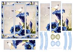 Beautiful Vintage Painted Butterflies 6x6 Panel Card