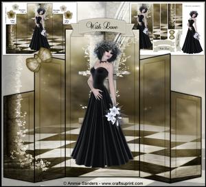 Gothic Bride Beautiful Scene Theater Fold Kit