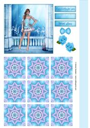 Sugar Doll's Musical Fantasy Topper & Tiles