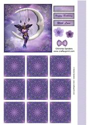 Moon Fairy Topper & Tiles, Sentiments & Embellishments