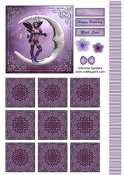 Fairy Moon Topper & Tiles, Sentiments & Embellishments