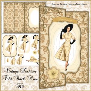 Vintage Fashion Beauty Fold Back Mini Kit