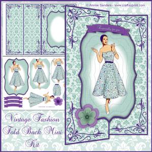 Vintage Fashion Beauty Fold Back Mini Kit