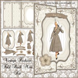 Vintage Fashion Beauty Fold Back Mini Kit