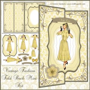 Vintage Fashion Beauty Fold Back Mini Kit