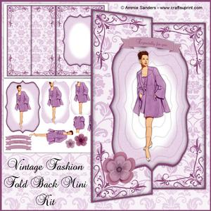 Vintage Fashion Beauty Fold Back Mini Kit