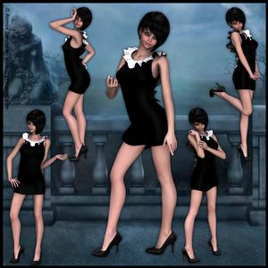 Striking Ruffle Dress 5 Cu4cu Png Graphics