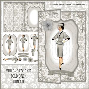 Vintage Fashion Beauty Fold Back Mini Kit