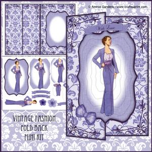 Vintage Fashion Beauty Fold Back Mini Kit