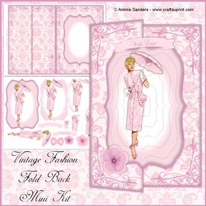 Vintage Fashion Beauty Fold Back Mini Kit