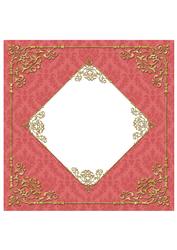 Fancy Frame 8x8 Blank Card Front - Earthy Shade