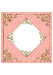 Fancy Frame 8x8 Blank Card Front - Earthy Shade
