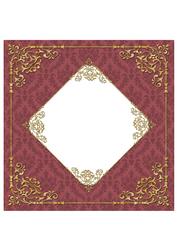 Fancy Frame 8x8 Blank Card Front - Rich Shade
