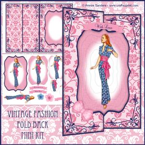 Vintage Fashion Beauty Fold Back Mini Kit