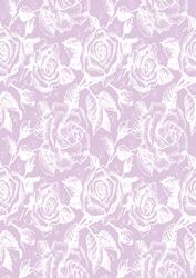 Vintage Rose A4 Backing Paper - Bright Shade