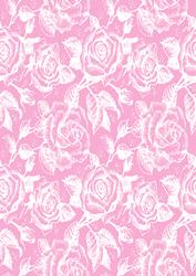 Vintage Rose A4 Backing Paper - Bright Shade