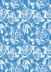Vintage Rose A4 Backing Paper - Bright Shade