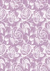 Vintage Rose A4 Backing Paper - Subtle Shade