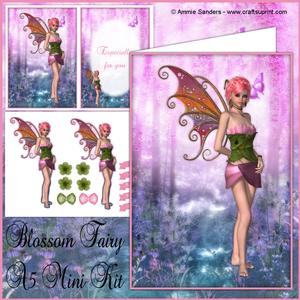 Pretty Pink Blossom Fairy A5 Mini Kit