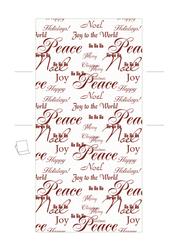 Christmas Script 5x5 Easel Card Base