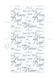 Christmas Script 5x5 Easel Card Base