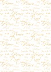 Christmas Script Backing Paper