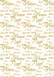 Christmas Script Backing Paper