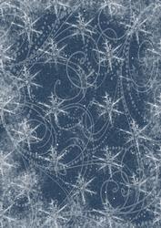 Snow Flurry A4 Backing Paper - Rich Shade