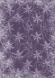 Snow Flurry A4 Backing Paper - Rich Shade