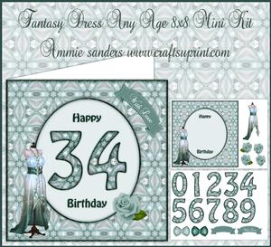 Fantasy Fashion Any Age 8x8 Mini Kit