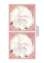 Vintage Shabby Roses Insert Panels