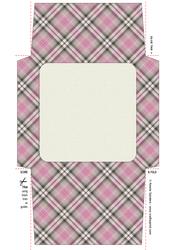 Vintage Pretty Pink Roses 5x5 Envelope