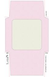 Vintage Pretty Pink Roses 5x5 Envelope