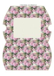 Vintage Pretty Pink Roses Pillow Box