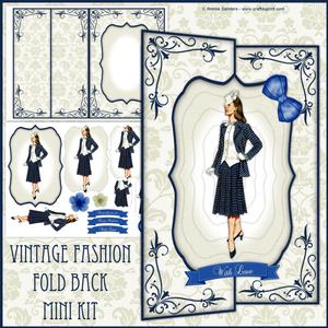 Vintage Fashion Beauty Fold Back Mini Kit